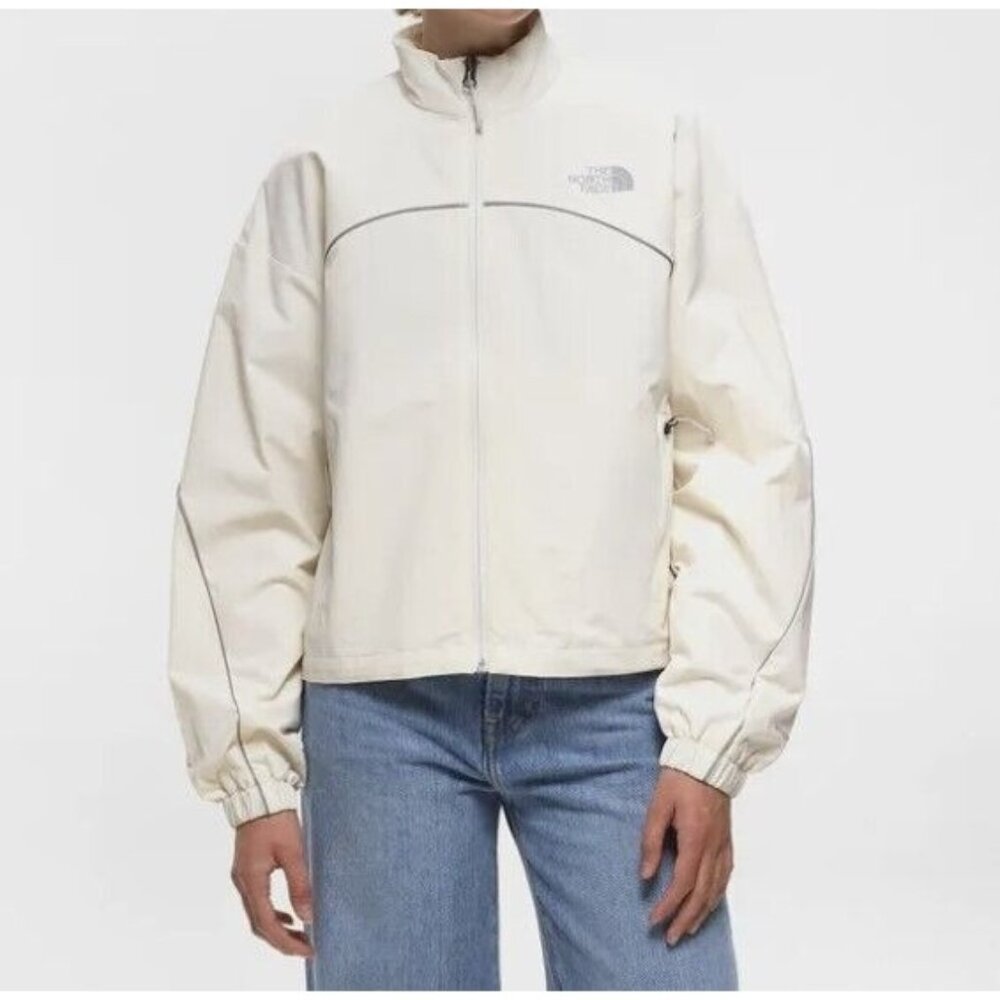 The North Face Tek Piping Wind Jacket Gardenia White ( XXL )